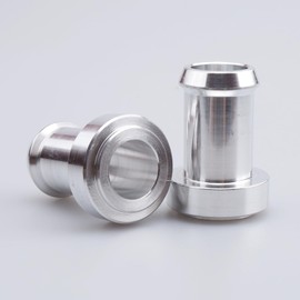 AC PERFORMANCE Aluminium 3/4" Weld On Hose Barb Tail Nipple ON Bung 3/4 inch 19.05mm Weldable Fitting Adaptor, Pack of 2