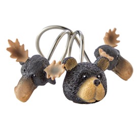 SKL Home North Ridge Shower Curtain Hook Set, 12-Pack