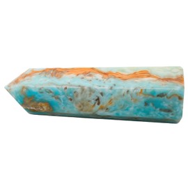 Amazing Gemstone Large Caribbean Calcite Crystal Towers ~ Natural Healing Crystal Point Obelisk for Reiki Healing and Crystal Grid (5.5 to 6 INCH)