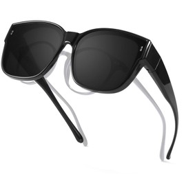 Xfeel Polarized Sunglasses Over Glasses for Women Trendy Shades Over Prescription Eyeglasses Sun Glasses