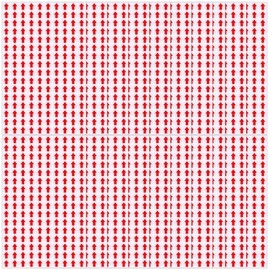 Arrow Seal Labels Red Arrow Inspection Seals Defect Indicators 20 Sides 10mm Stickers Round Seal Arrow Inspection Indicator Tape Sign Labels for Industrial Work (Red/3200 Sheets)