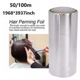 Please refer to product description details 1롤 헤어 컬러링 알루미늄 호일 틴 시트 미용 펌 살롱 이발소용 1 Roll Hair Coloring Aluminum Foil Tint Sheet for Salon Beauty Perm Barber Shop Use [3937inch smooth q]