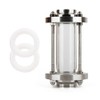 Beduan in-Line Sight Glass with Tri Clamp End, Sanitary Flow