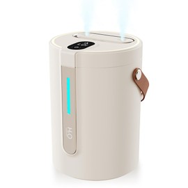 2.5L Humidifiers for Bedroom - Quiet Cool Mist Small Humidifier for Large Room with Night Light, Adjustable Mist Desk Humidifier, Easy to Clean, Ideal for Baby Nursery & Plants (White)