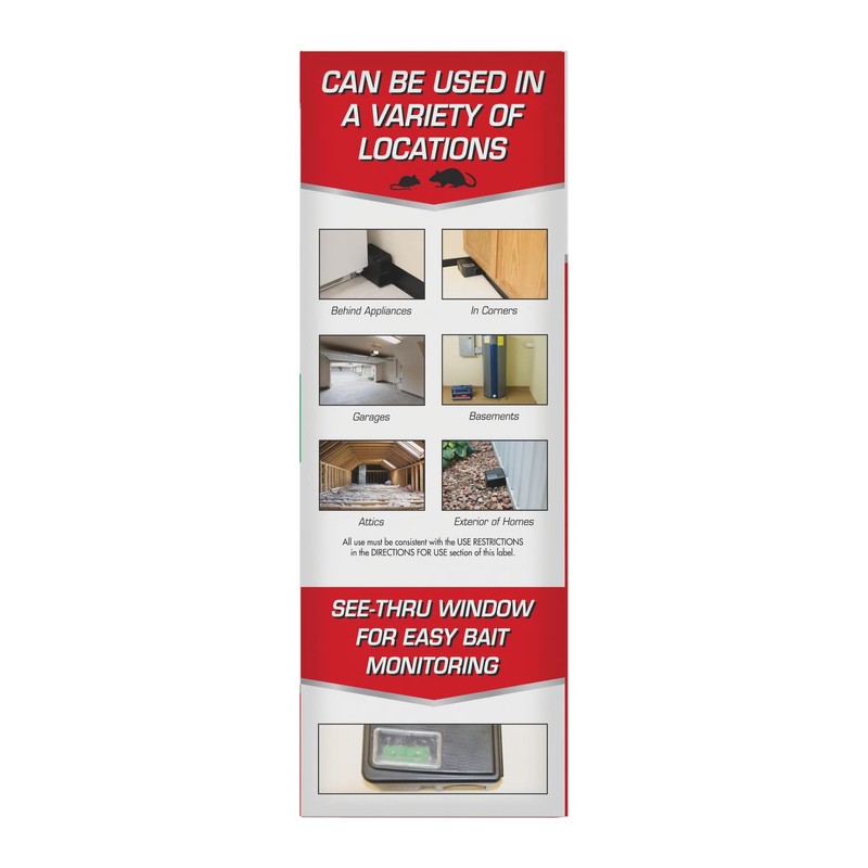 Tomcat Rat and Mouse Killer Child and Dog Resistant, Refillable