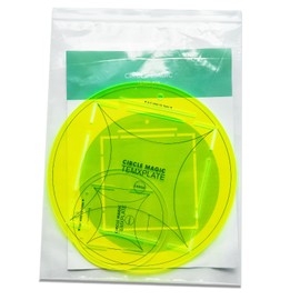 Bequilter Circle Magic Quilting Template Set (5'' and 10'') with 1pcs 1/4" Quilting Ruler Foot