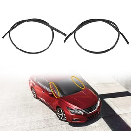 Dasbecan 73853-3TA0A Pair Roof Molding Trim Drip Weatherstrip Compatible with Nissan Altima 2013-2018 Replace# 73852-3TA0A, Rubber Sealing Strips