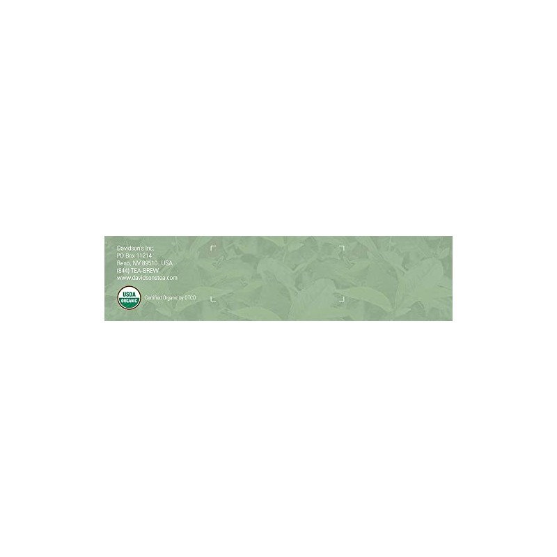 Davidson's Organics, South African Green Honeybush, 100-count Unwrapped Tea Bags
