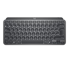 Logitech MX Keys Mini Teclado Inalámbrico Minimalista Iluminado, Compacto, Bluetooth, Retroiluminado, USB-C, Compatible con Apple macOS, iOS, Windows, Linux, Android, de Metal - Grafito