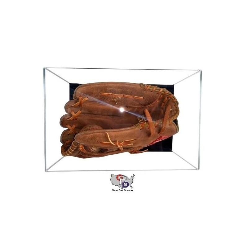 Generic Baseball Glove Display Case Acrylic Wall Mounting UV Protecting,