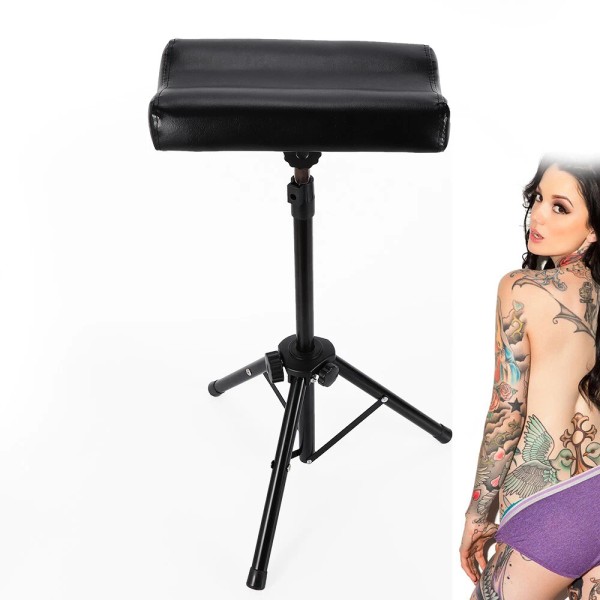 Unbranded Portable Adjustable Black Tattoo Arm rest Leg Rest Tattoo