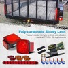 Partsam Submersible Under 80" LED Trailer Light Kit,Square Stop Turn