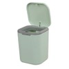 Gitany Push-button Mini Desktop Dustbin with lid, Small Trash Bin