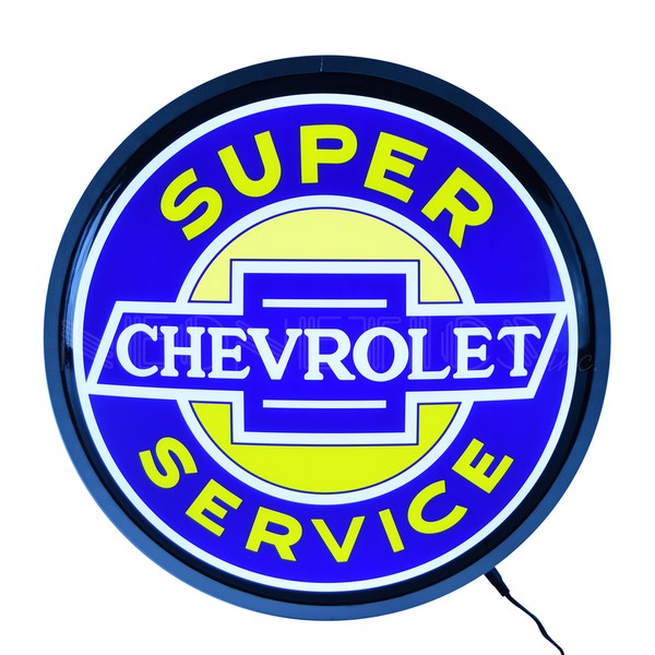 Neonetics Super Chevrolet Service Backlit LED Lighted Sign, 15"