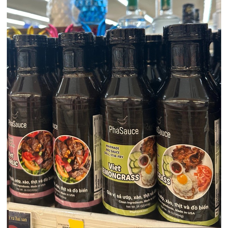 PhaSauce Vietnamese Lemongrass & Garlic Marinade (4 Pack)