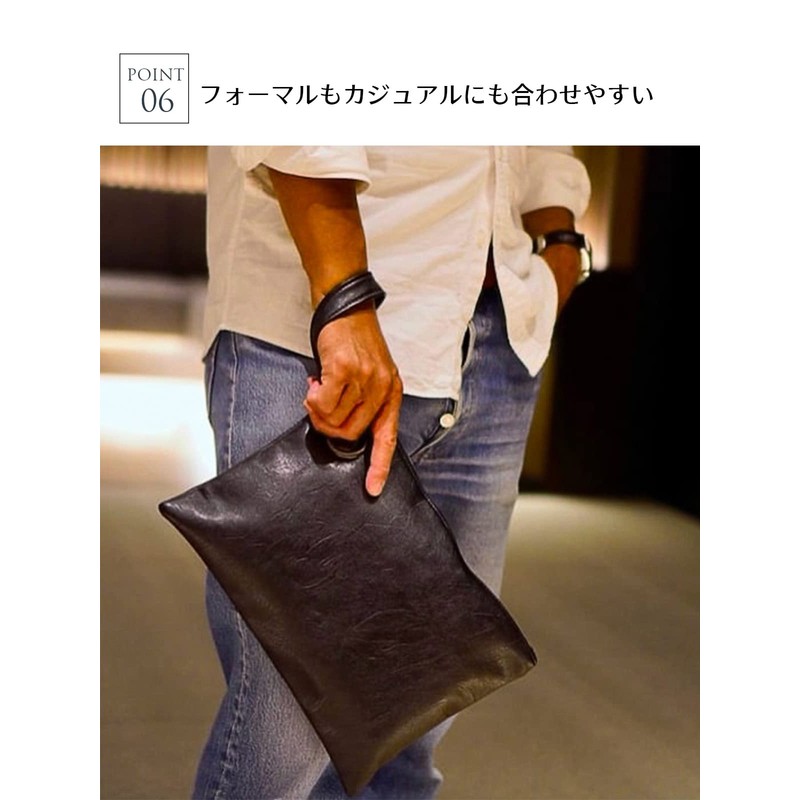 B EST 2006 BILLION WORKS Clutch Bag, Second Bag, Men's,