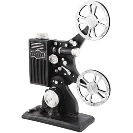 Film Projector Model, Vintage Resin Film Projector Prop Craft Model Ornament Props Home Decor for Photo Studio Wedding