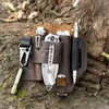 Topstache Leather Multitool Sheath,EDC Belt Organizer for Work and Daily