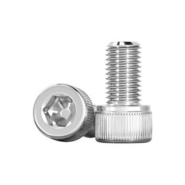 Drenky Cylindrical Screws with Hexagon Socket M5 x 12 mm Pack of 20 DIN 912 (ISO 4762) Cylinder Head Screws Machine Screws Stainless Steel A2 V2A Threaded Screws