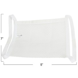 Household Essentials 135 Polyester Sneaker Wash and Dry Bag for Laundry Machines - White