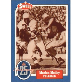 1988 Swell Greats Football Card #87 Marion Motley