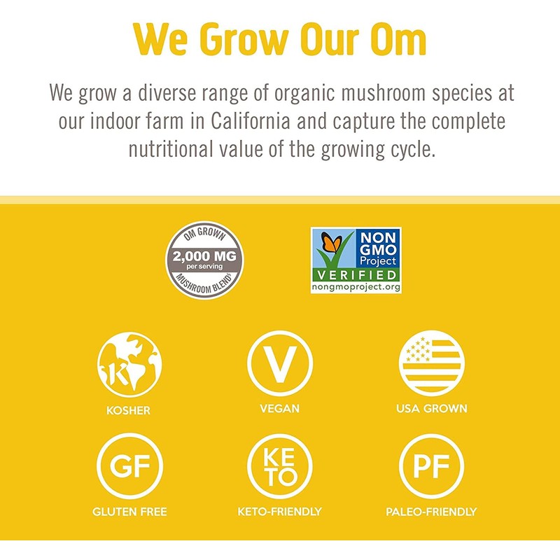 OM Lion's Mane Mushroom 667mg 75 count