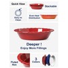 LE TAUCI Ceramic Pie Pans for Baking, 9 Inches Pie