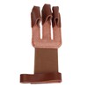 Archery Glove Cowhide Protective 3 Finger Guard Finger Tab Glove