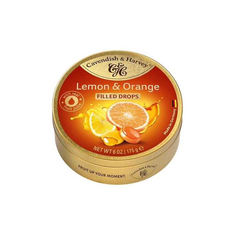 Cavendish & Harvey | Lemon & Orange Filled Hard Candy