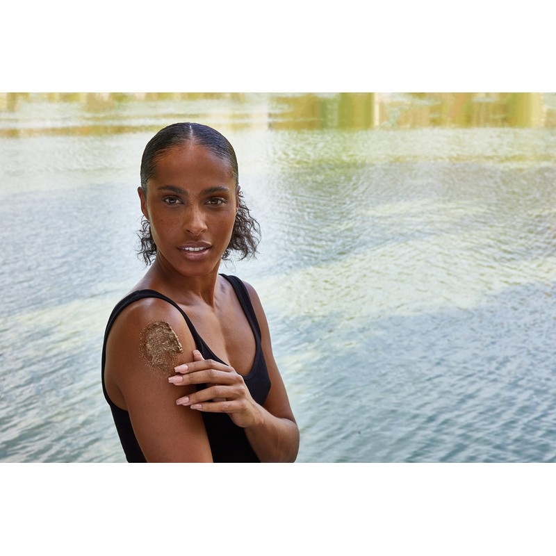 LATHER Coconut Foaming Body Scrub 4 oz - a unique