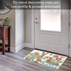 Counterart Garden Bunnies Indoor/Outdoor Entryway Floor Mat Manufactured in The