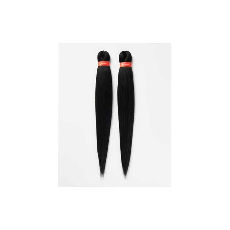 Xpression Pre-Stretched Braiding Hair - 100% Kanekalon, Itch-Free, Lightweight, Hot