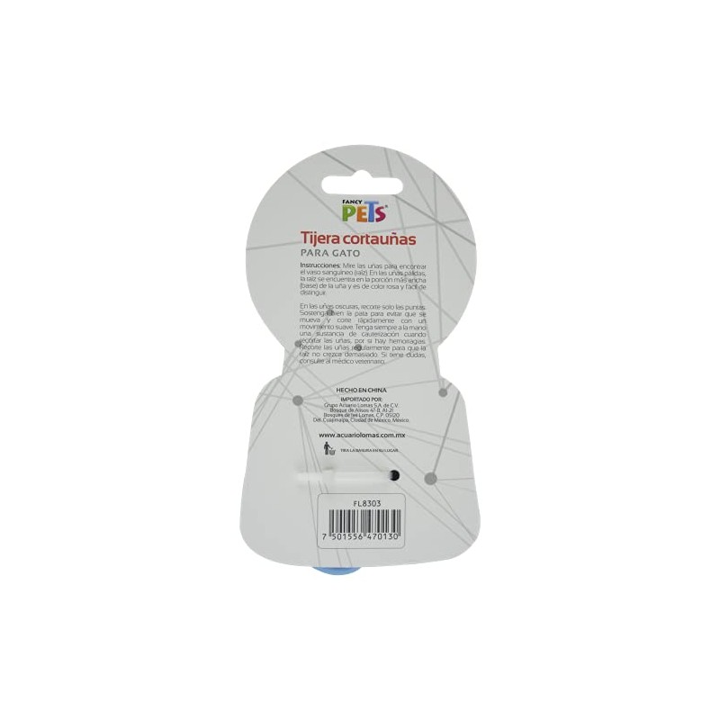 Fancy Pets Tijera Cortauñas para Gato Tamaño Grande