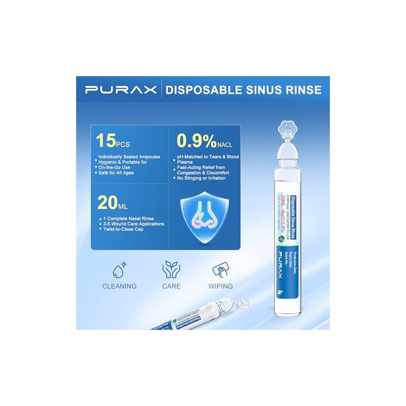 Saline Solution 0.9%,Saline Solution Saline Ampoules,Versatile Normal Saline,Sodium Chloride 0.9%
