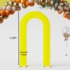 sea incrsion Yellow 7.2FT U Shaped Open Arch Backdrop, Spandex