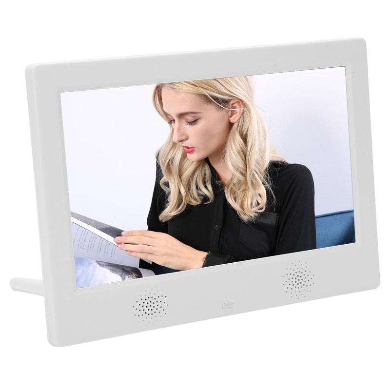 10in HD Digital Photo Frame 1024x600 Resolution Support MP3/MP4/Image Playback