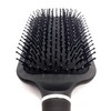 Flair Brush Black Large Paddle Hair Brush with Soft Round