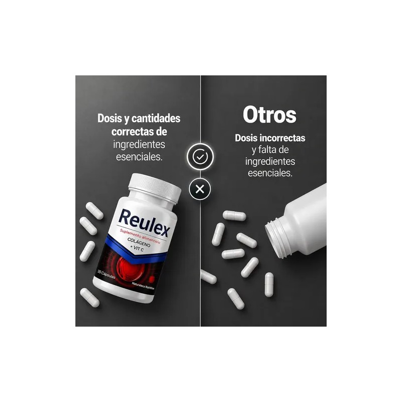 Reulex Frascos Colageno Msm Vitaminas Mas