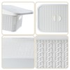KADAX Storage Basket with Lid, 6L, Plastic Storage Box, Rectangular