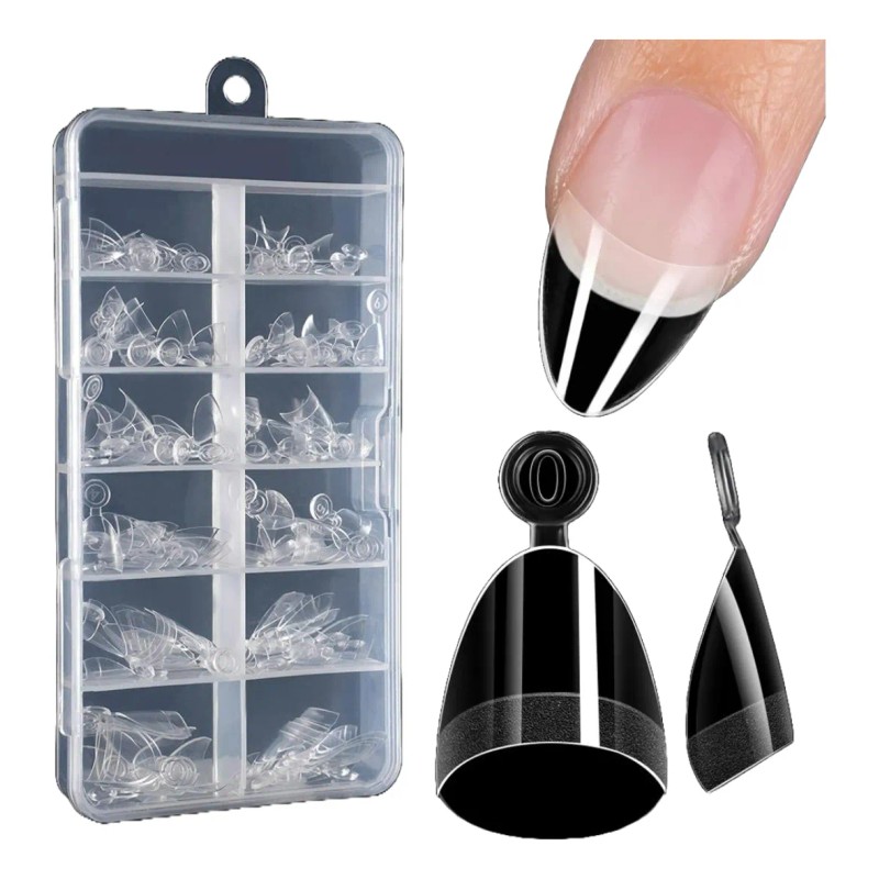 Ultra Soft Gel Tips Puntas De Uñas Extra Cortas 120pzas