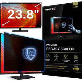 VINTEZ COMPUTER PRIVACY SCREEN FILTER Widescreen Monitor Protector Film 23.8" VINTEZ