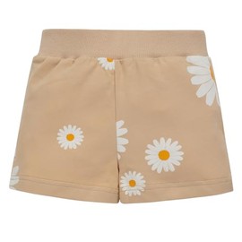 Pinokio Baby Girls' Shorts, Bejge Flowers Daisy