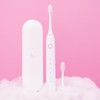 smile luv toothbrush + FREE mint toothpaste - color: Pink