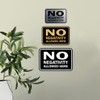 Signs ByLITA Classic Framed No Negativity Allowed Here Sign (Red)