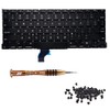 Willhom US Keyboard with Screws Screwdriver Kit Replacement for MacBook