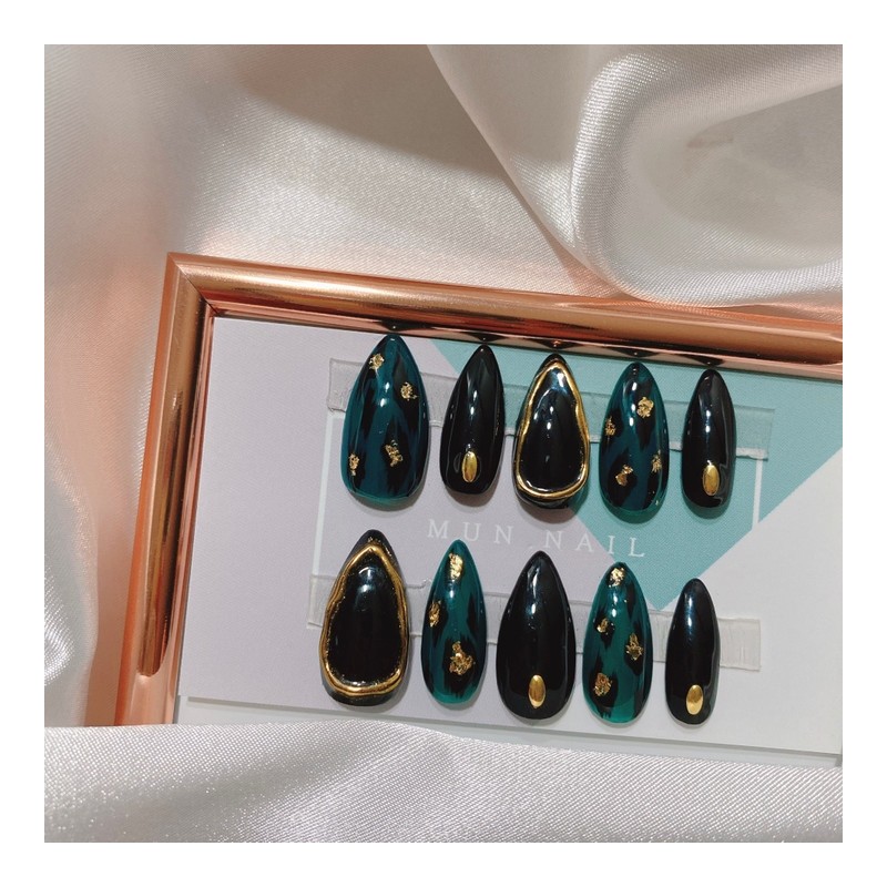 MunNail Leopard - Short Oval / MunNail 레오파드 - 숏오벌