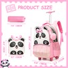 ZBAOGTW Rolling Backpack for Girls Rolling Backpack for Kids Backpack