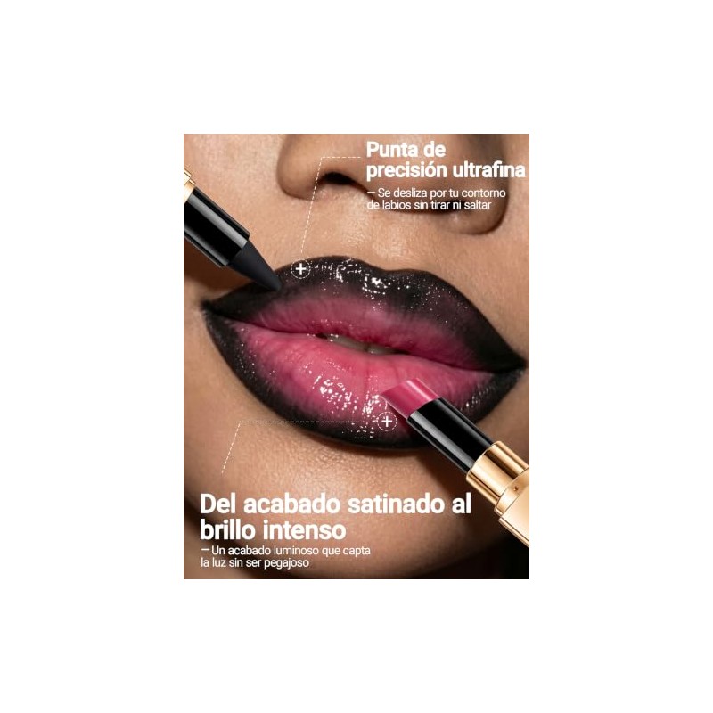 Erinde Barra de labios y perfilador 2 en 1,#09