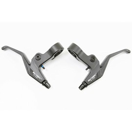MicrOHERO RA-320DG RA-320DG 2.5 Finger Compact Design, High Rigidity, Lightweight 6.3 oz (180 g), Aluminum Alloy, V-Brake, Disc Brakes, Bicycle Brake Lever, For Mamachari! (Black)