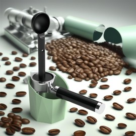 2-In-1 Espresso Coffee Bean Spoon - Replacement for delonghi and Mr Coffee espresso tamper.Tamping Scoop Tamper Tea Tool For Coffee Bean Spoon Coffee Measuring